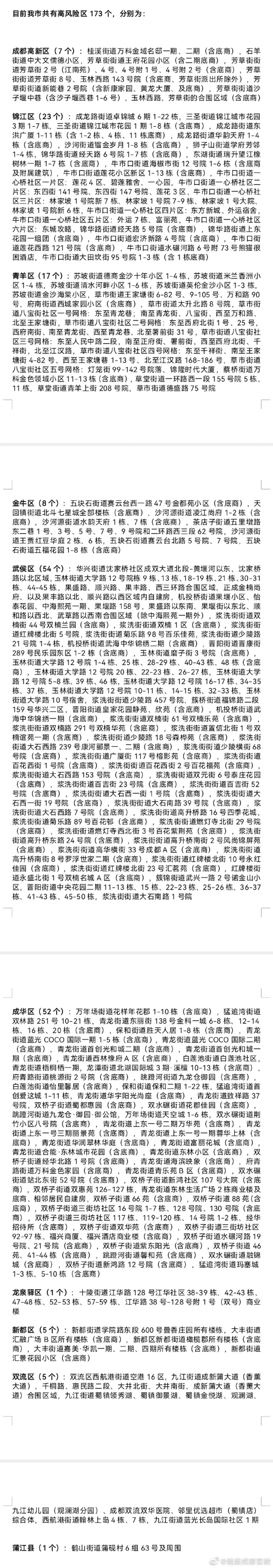 EMC易倍 EMC易倍体育成都市近期本土病例活动轨迹及风险区通告(图4)